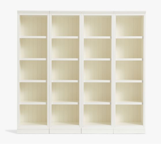 Aubrey Shelf with Open Cabinets (74.5")