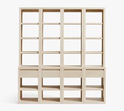 Cayman 72&rsquo;&rsquo; Shelf with Cabinet&#8203;