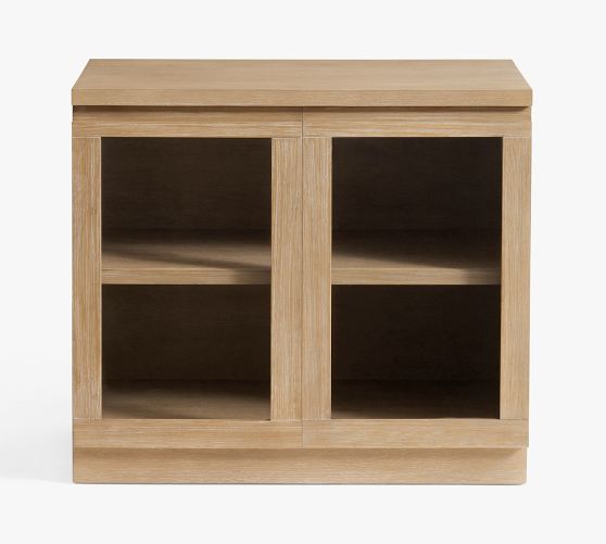 Pacific Double Glass Door Cabinet (34")