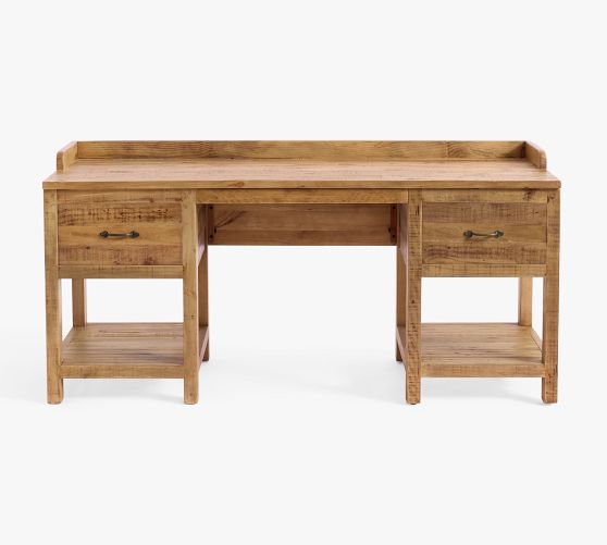 Sonora Reclaimed Wood Executive Desk (68")