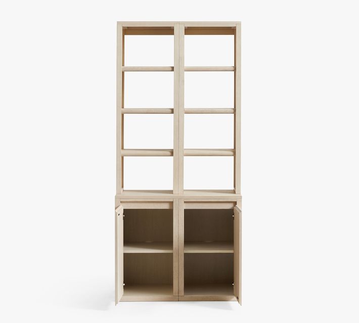 チェスト・キャビネット Antique Book open Shelf Caster Regency Sheraton Satinwood Open Bookcase for sale at Pamono