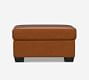 York Leather Ottoman