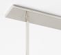 Zaire Chandelier, Polished Nickel (9&quot;)