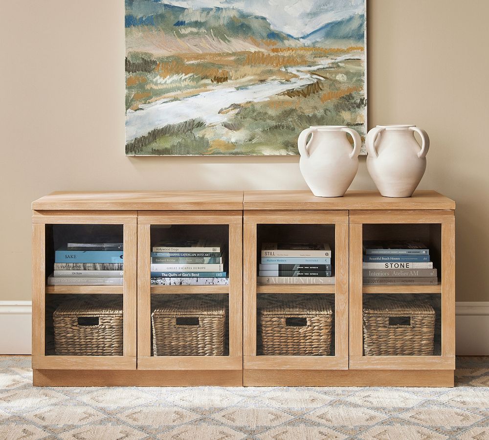 Pacific Glass Cabinet Consoe (68&quot;)