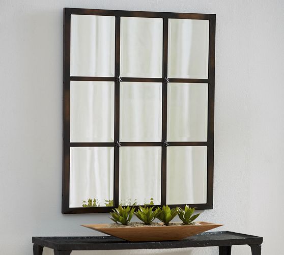 Eagan Small Multipanel Wall Mirror 28" x 33"