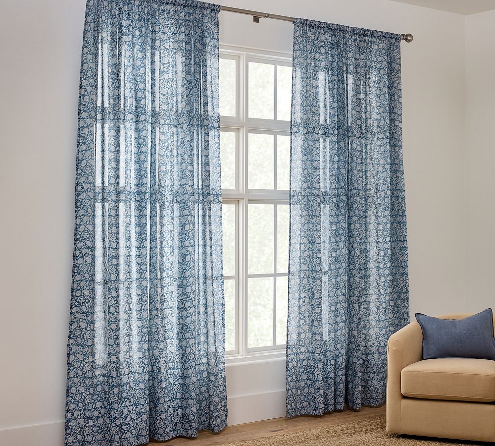 Kaira Printed Cotton Curtain