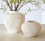 Textured Earthenware Vase