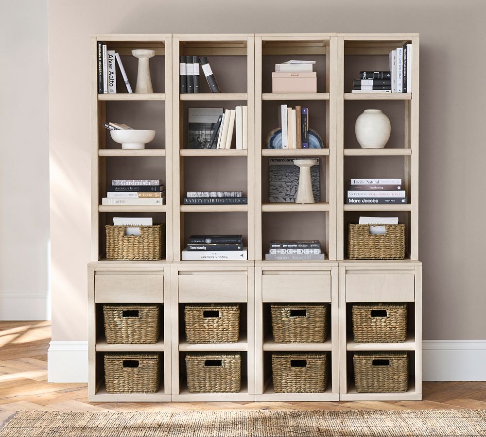Cayman 72&rsquo;&rsquo; Shelf with Cabinet&#8203;