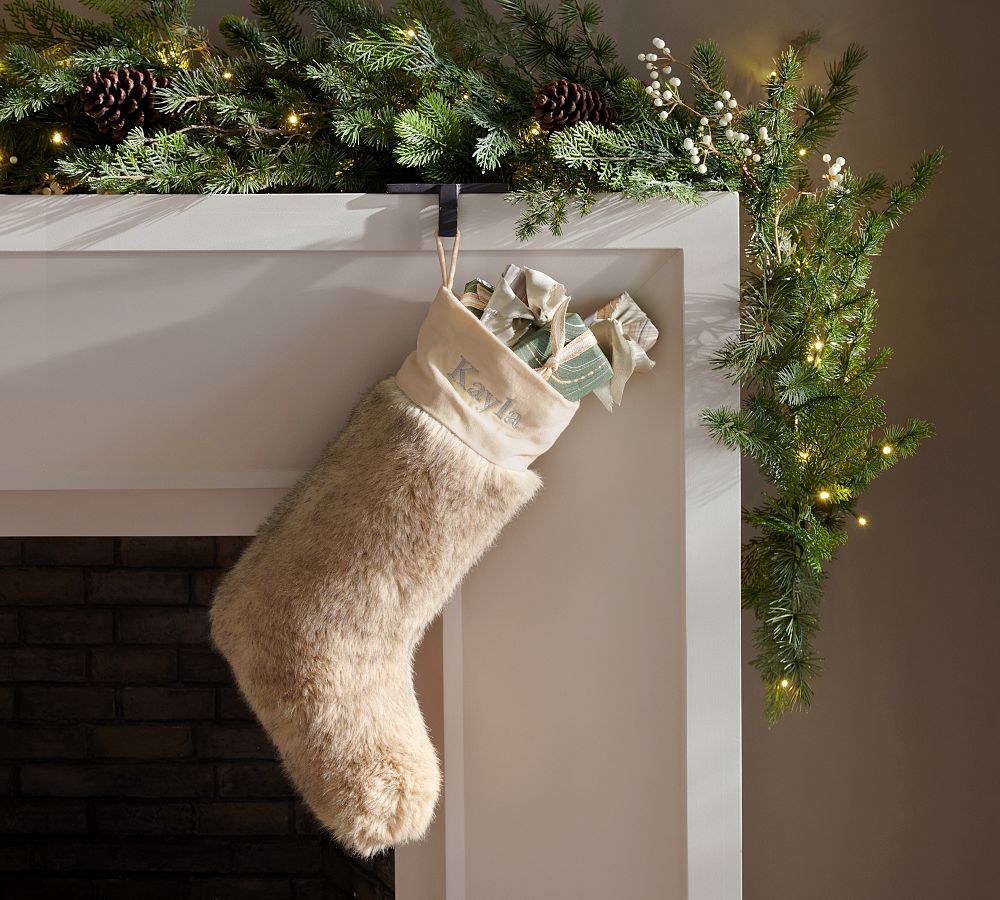Mink Faux Fur Stocking
