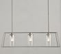 Zaire Chandelier, Polished Nickel (9&quot;)