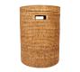Tava Handwoven Rattan Round Hamper