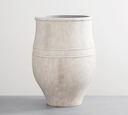Sienna Cement Outdoor Planters - Large & Tall Sizes