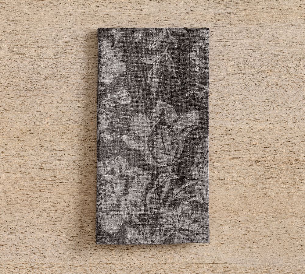 Brianna Floral Organic Cotton Napkins - Set of 4