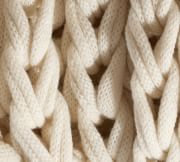 Colossal Ribbed Handknit Throw Blanket
