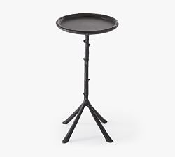 Twig Round Metal Accent Table (11&quot;)