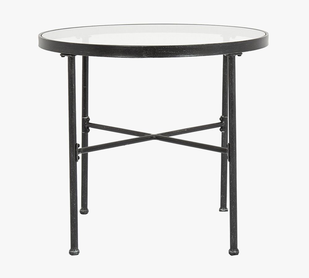 Bowie Glass Round Outdoor Bistro Table (32&quot;)