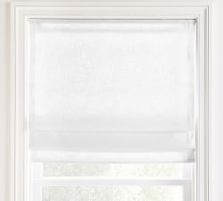 Custom Seaton Textured Cotton Cordless Roman Light Filtering Shade