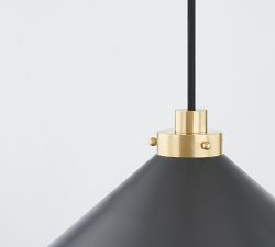 Lucian Metal Flared Pendant (12&quot;-20&quot;)