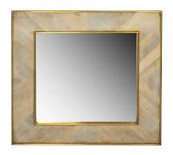 Sedona Wood Square Mirror, 36&quot; x 36&quot;