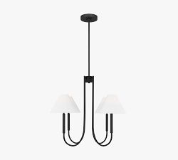 Zimmerman Metal Chandelier (30&quot;-38&quot;)