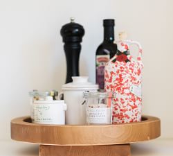 Handmade Reclaimed Pine Nesting Lazy Susan