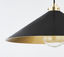 Lucian Metal Flared Pendant (12&quot;-20&quot;)
