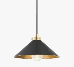 Lucian Metal Flared Pendant (12&quot;-20&quot;)