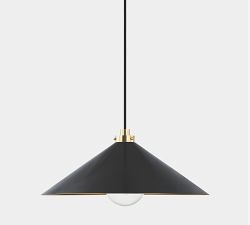Lucian Metal Flared Pendant (12&quot;-20&quot;)