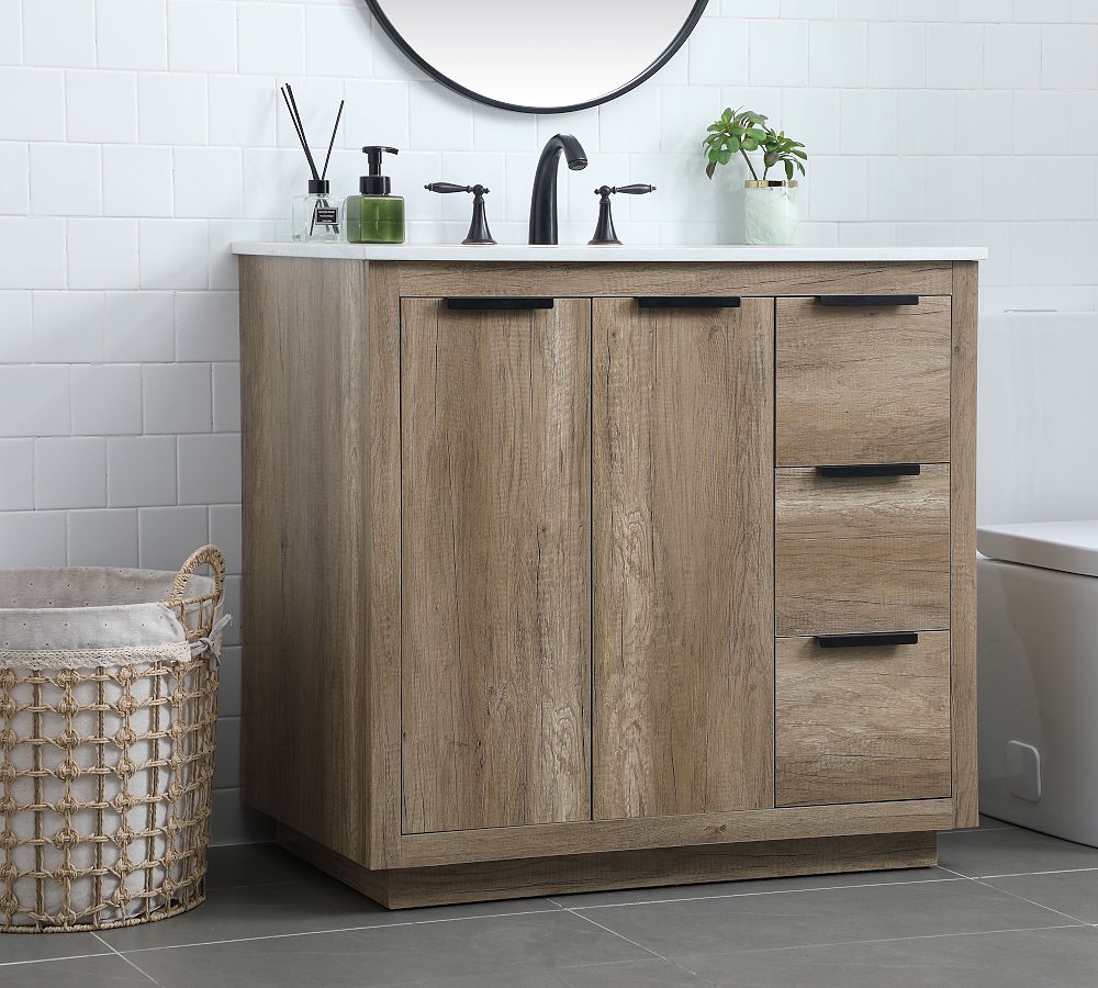 Blake 36-42" Single Sink Vanity | Modern Bathroom Style