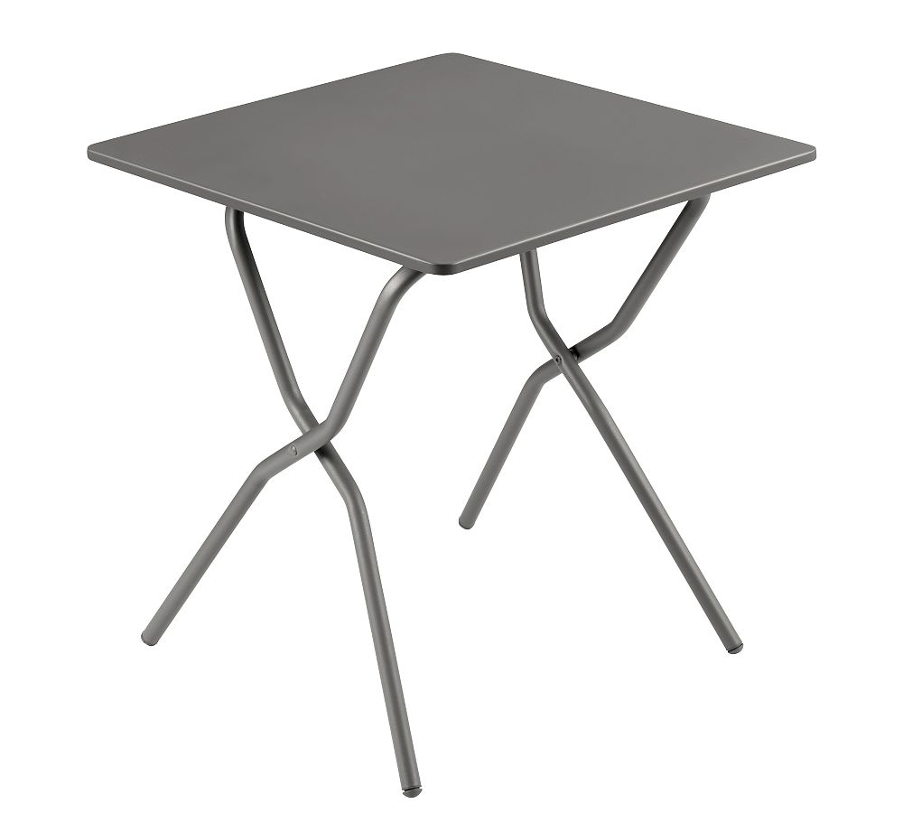 Lafuma Balcony II Batyline&#174; Metal Square Folding Outdoor Dining Table (28&quot;)