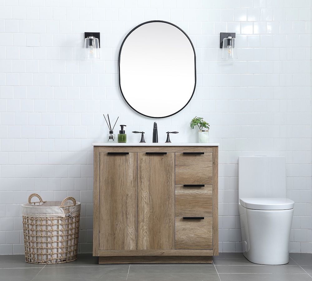 Blake 36-42" Single Sink Vanity | Modern Bathroom Style