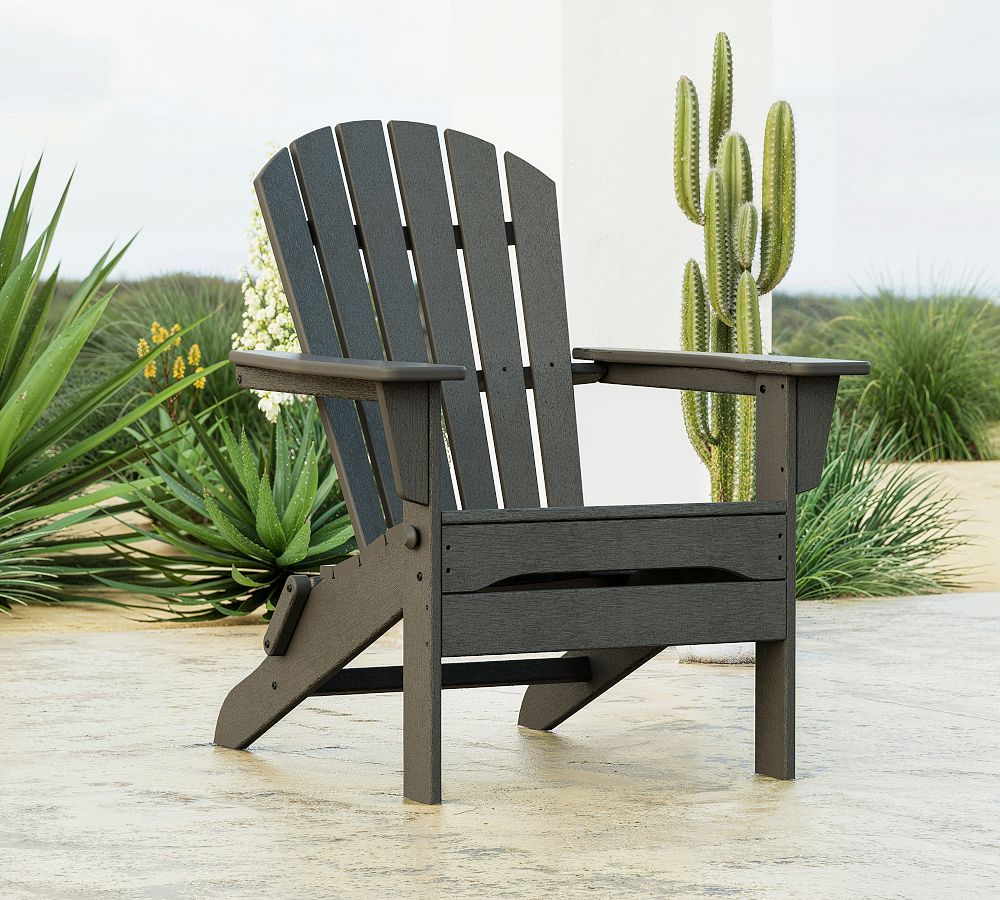 Pottery Barn x Polywood Rounded Folding Outdoor Adirondack