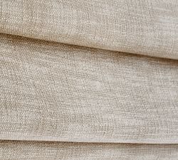 Custom Seaton Textured Cotton Cordless Roman Blackout Shade