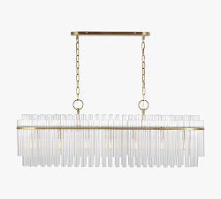 Scarlett Linear Glass Chandelier (48&quot;)