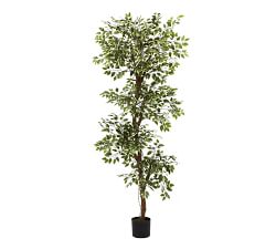 Faux Variegated Ficus Tree