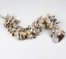 Handwoven Oyster Placuna Garland