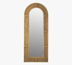 Monique Woven Rattan Arched Mirror