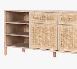 Dolores Cane Storage Cabinet (65&quot;)