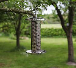 Silver Nut Bird Feeder - 17&quot;