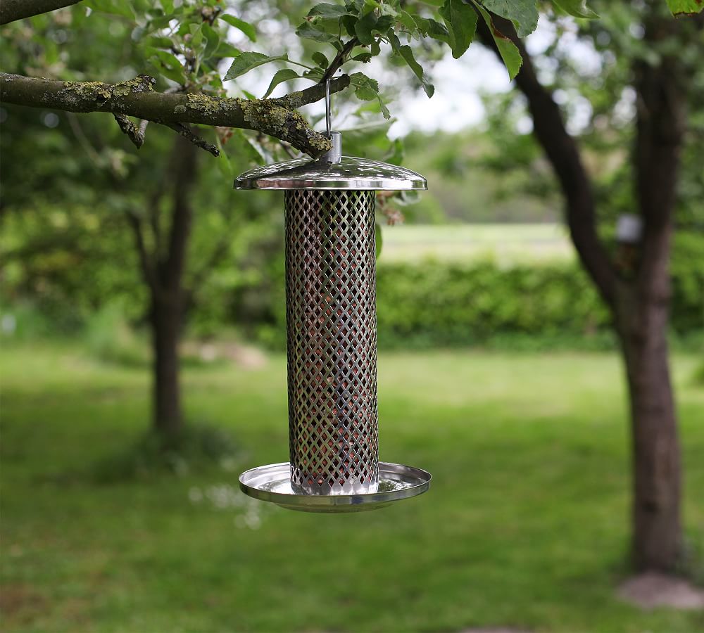 Silver Nut Bird Feeder - 17&quot;