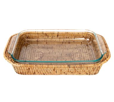 Tava Rectangular Rattan Baker - Honey