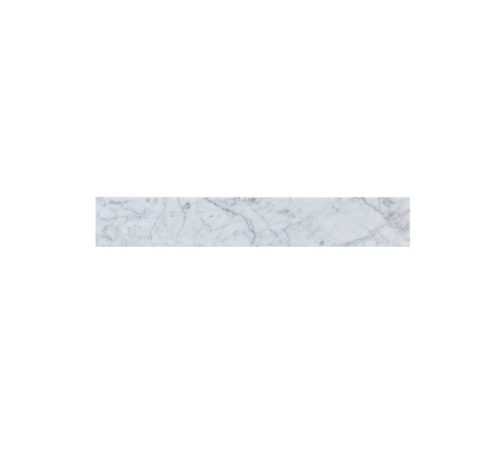 Carrara White Marble 24" Vanity Backsplash