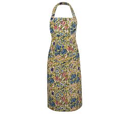 Jardin Block Print Cotton Apron