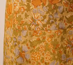 Jardin Block Print Cotton Apron
