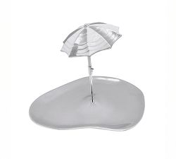 Beach Umbrella Recycled Aluminum Platter