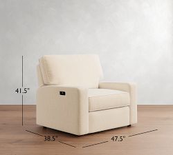 PB Comfort Square Arm Power Recliner