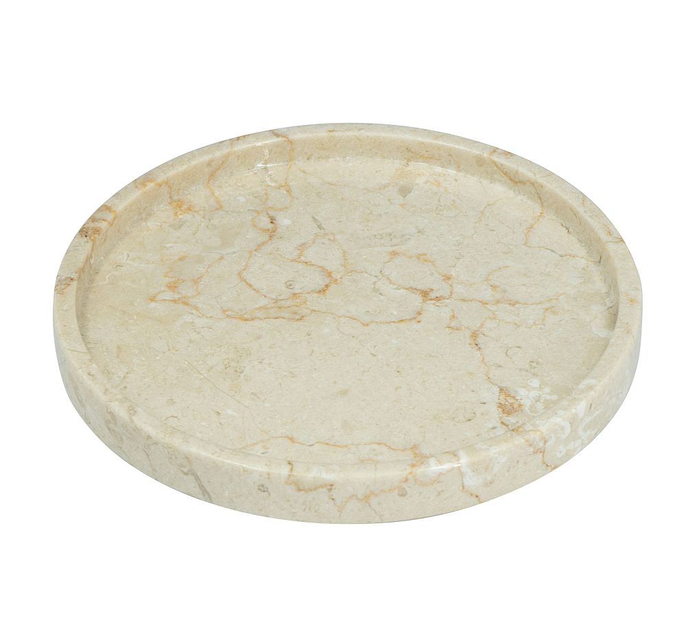 Handcrafted Cream Marble Decorative Accessories