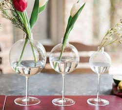 Handcrafted Wine Glass Bud Vase
