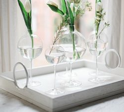 Handcrafted Wine Glass Bud Vase