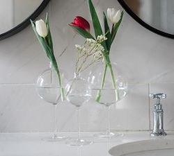 Handcrafted Wine Glass Bud Vase